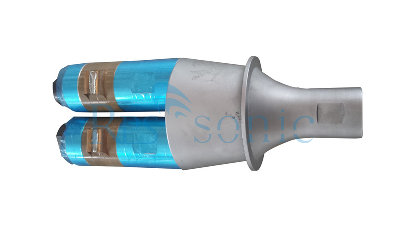 溶接用の2つの平行スタックを備えた高出力超音波トランスデューサー 