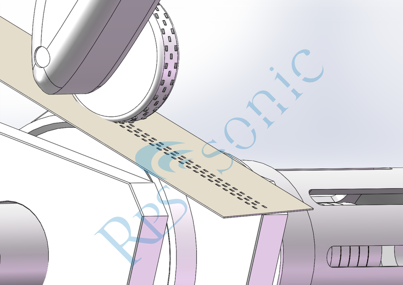 半径方向の音響溶接のための35kHz対称超音波回転式ホーン