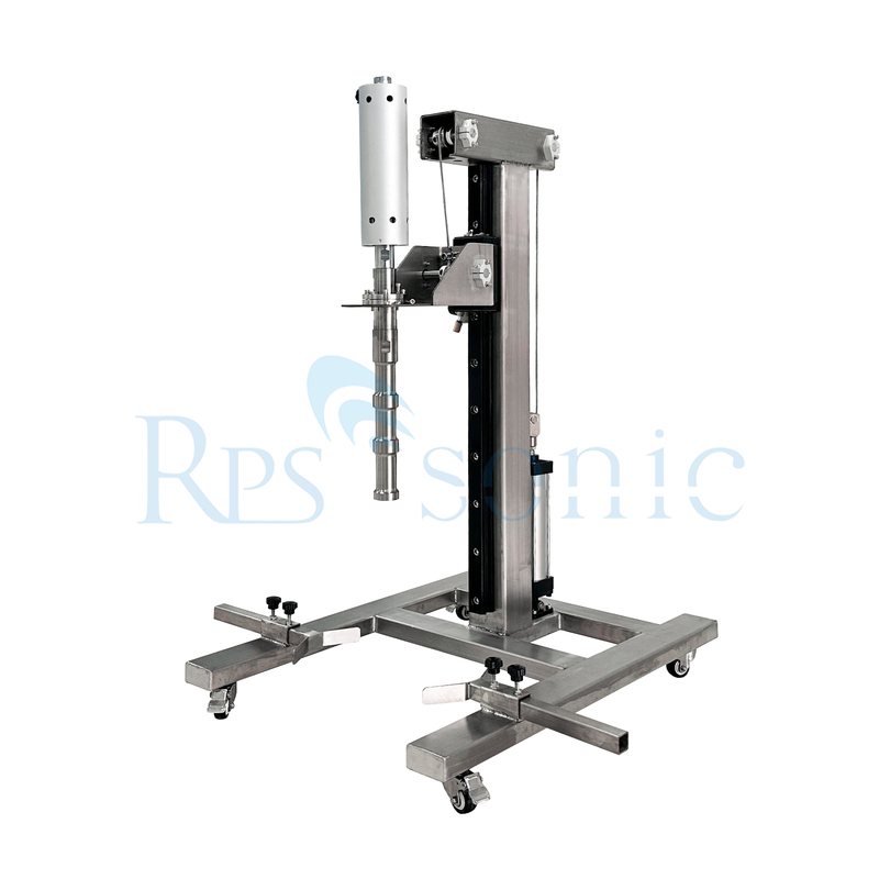 カスタマイズされた産業超音波ホモジナイザー空気圧ブラケットを備えたカスタマイズ