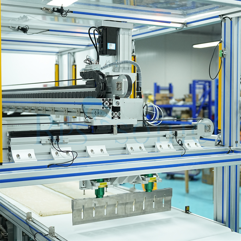 超音波ケーキ切断機パンカッターコンベアベルト付き