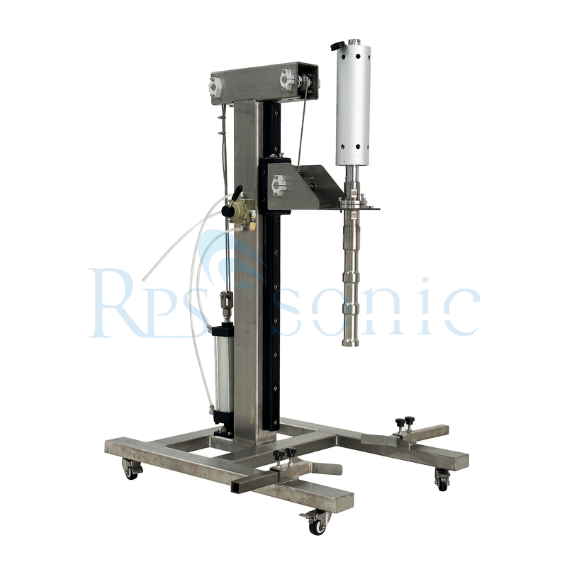 カスタマイズされた産業超音波ホモジナイザー空気圧ブラケットを備えたカスタマイズ